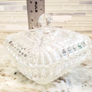 1960 Square ANCHOR HOCKING CANDY DISH